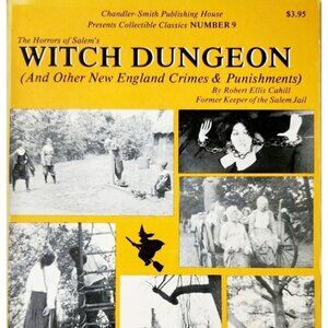 1986 Witch Dungeon Horrors Of Salem Vintage PB 1st Edition New England C98